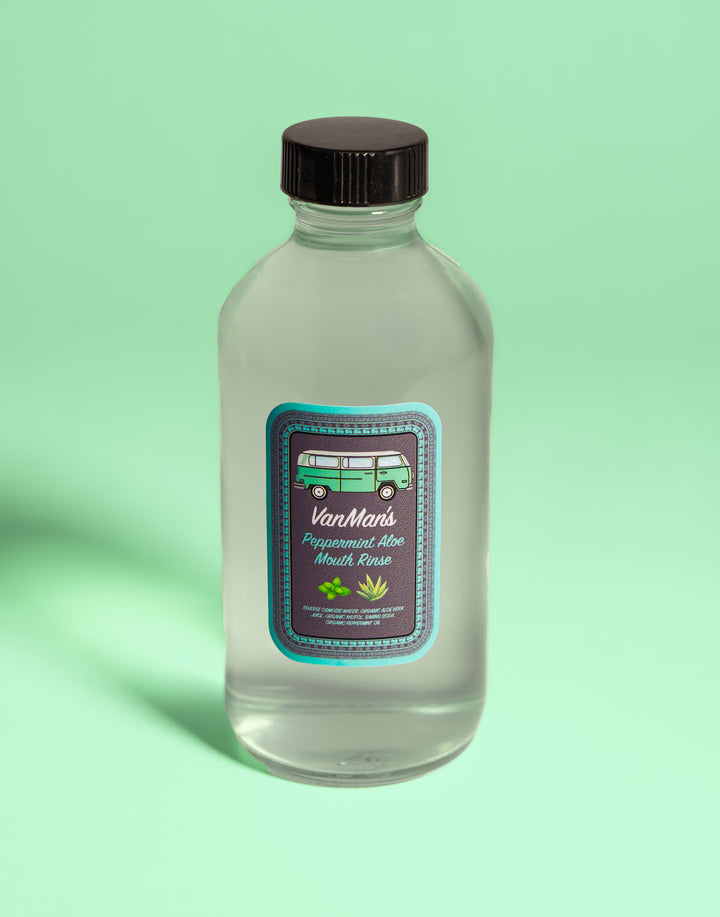 Peppermint Aloe Mouth Rinse 8 oz