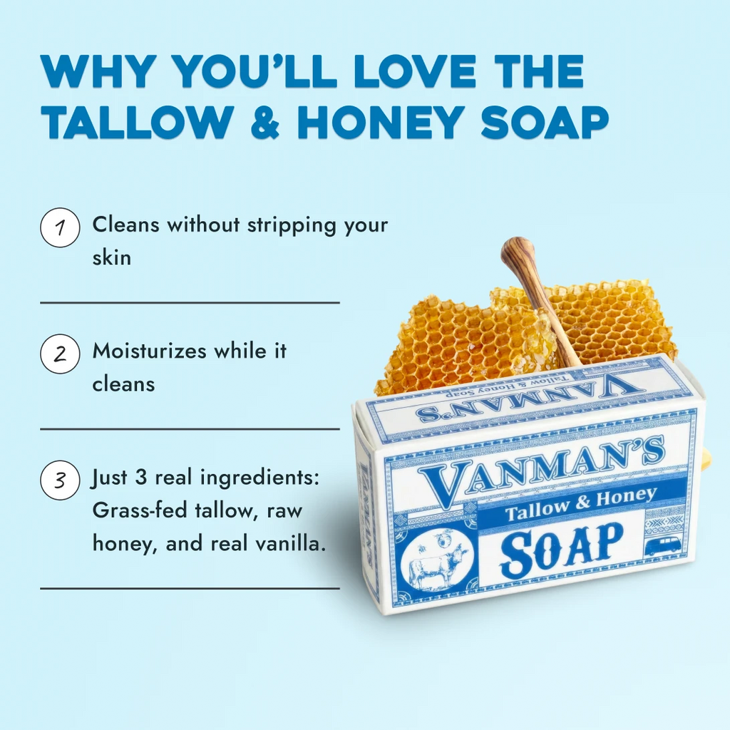 VanMan Tallow & Honey Soap gallery 2