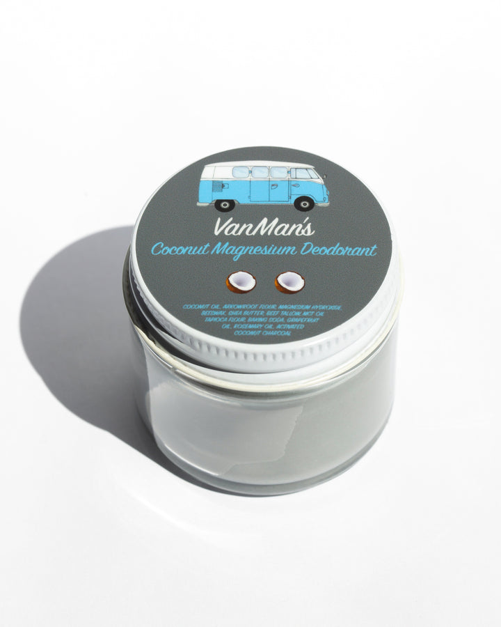 Coconut Magnesium Deodorant 2 oz - Rosemary & Grapefruit - Jar