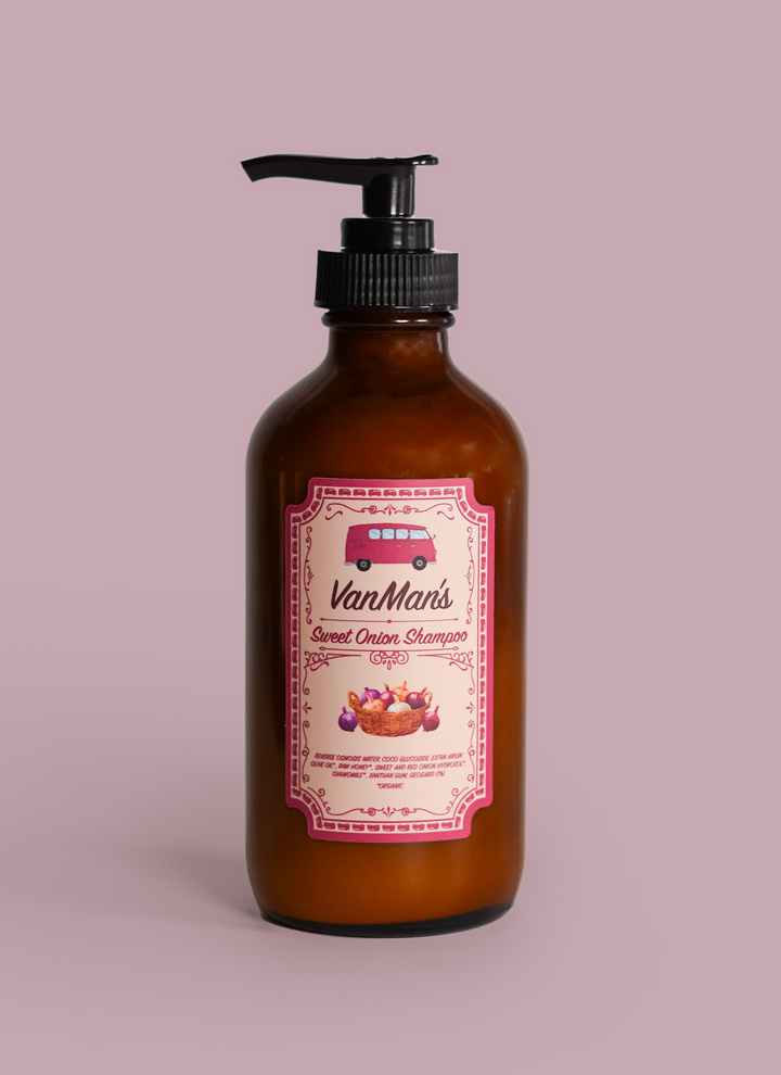 Sweet Onion Shampoo 8 oz - Glass
