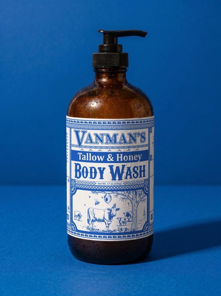 Tallow & Honey Body Wash 16 oz - Vanilla