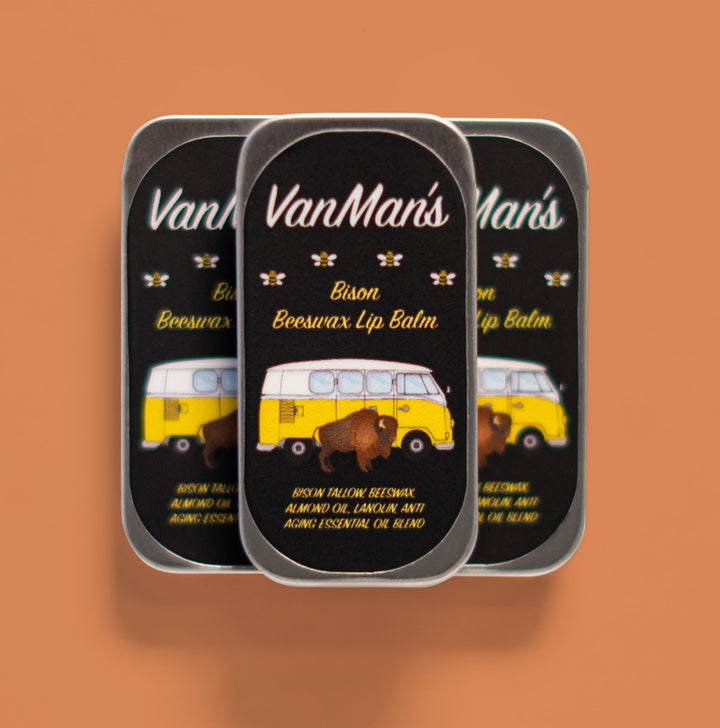 Beeswax Lip Balm - Bison - Tin
