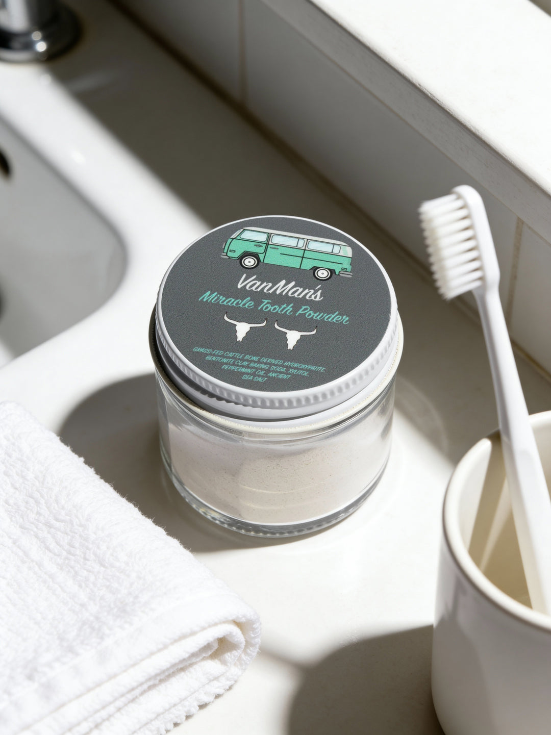 Mint-Bone Miracle Tooth Powder - VanMan