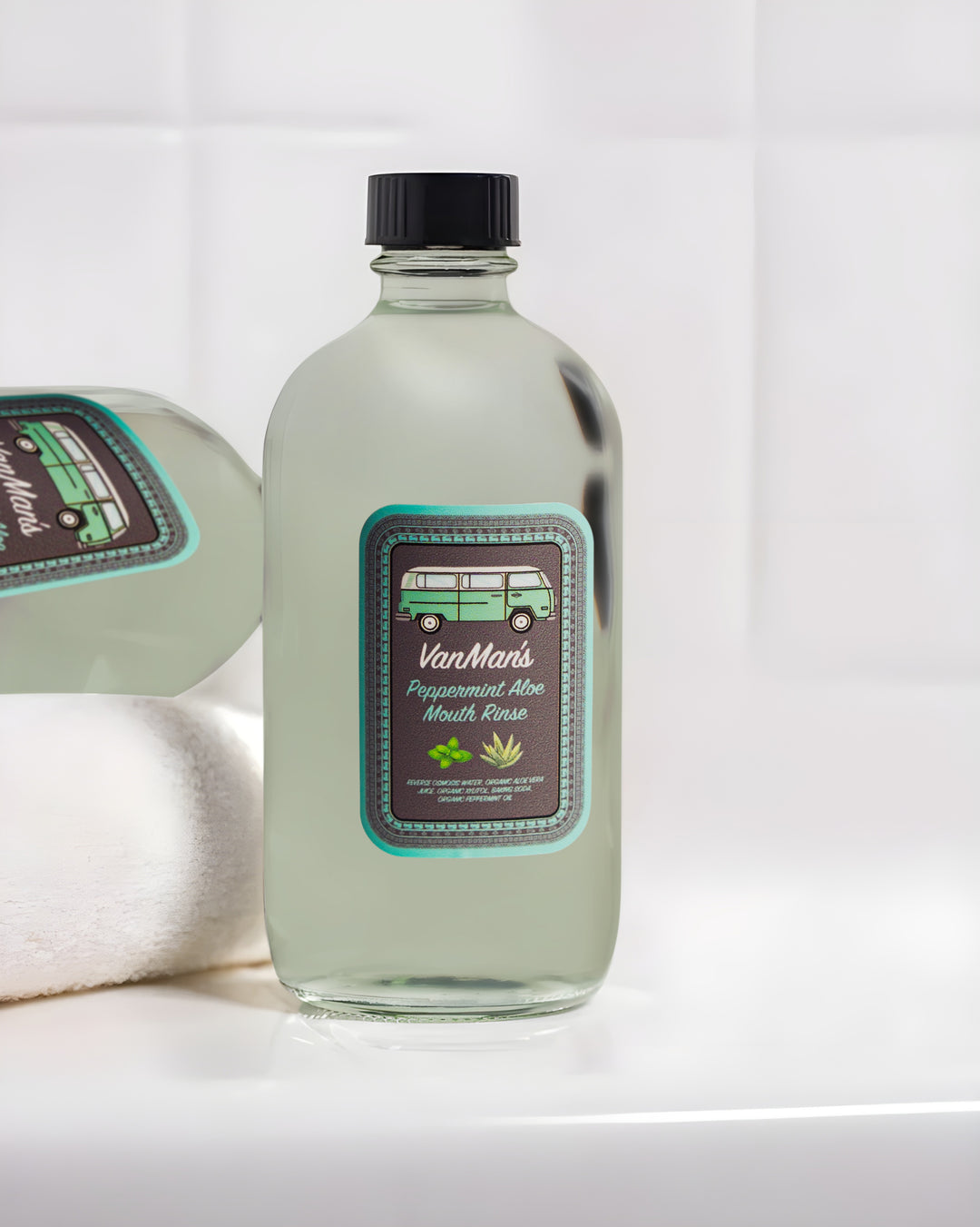 VanMan's Peppermint Aloe Mouth Rinse