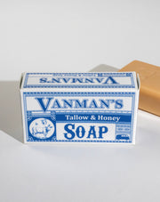 VanMan's Tallow & Honey Soap Front