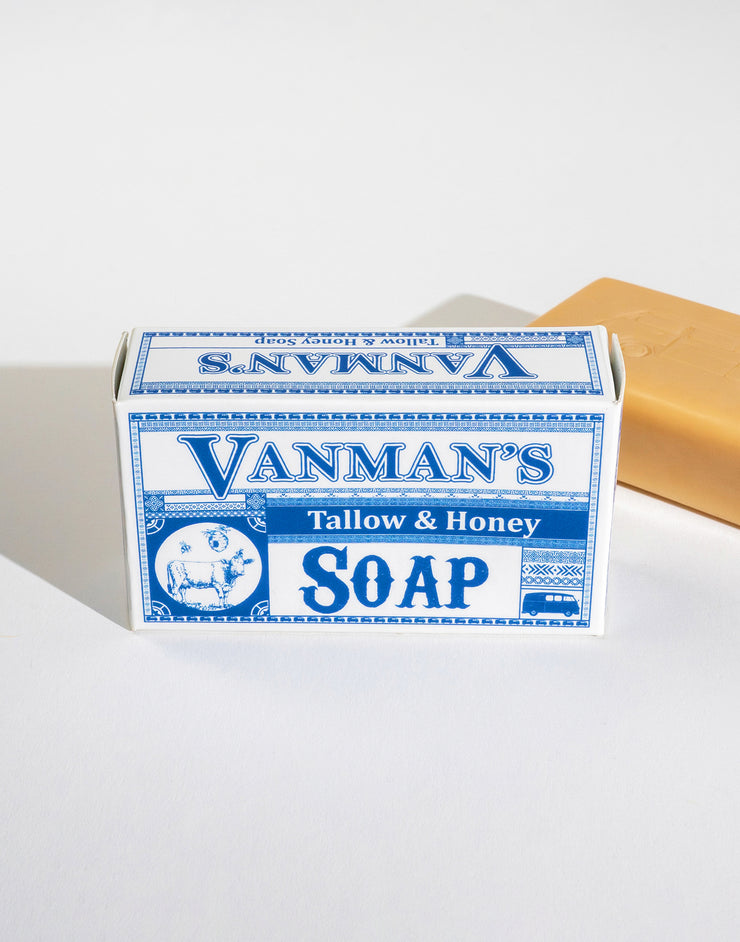 VanMan's Tallow & Honey Soap 5 pk