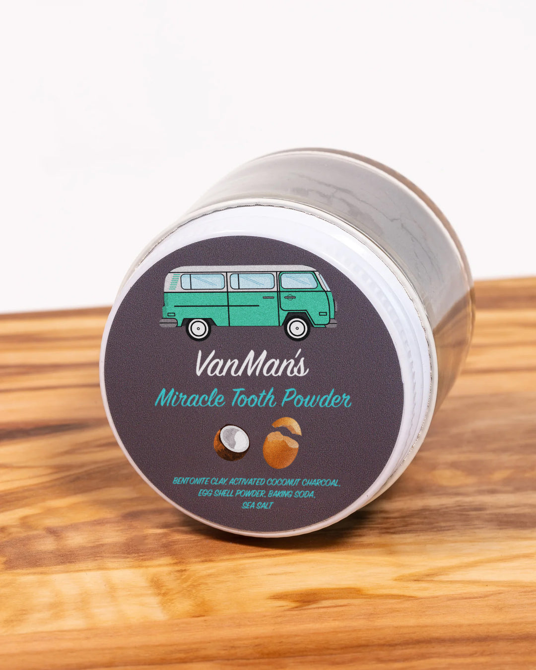 VanMan's Miracle Tooth Powder Original Eggshell 2 Oz
