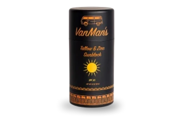 VanMan’s Tallow & Zinc SunBlock - 2 oz