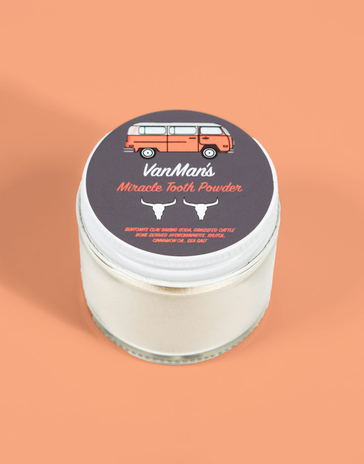 VanMan's Miracle Tooth Powder - Cinna-Bone 2 oz
